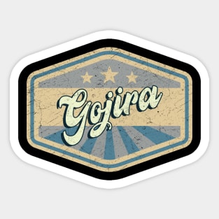 vintage Gojira Sticker